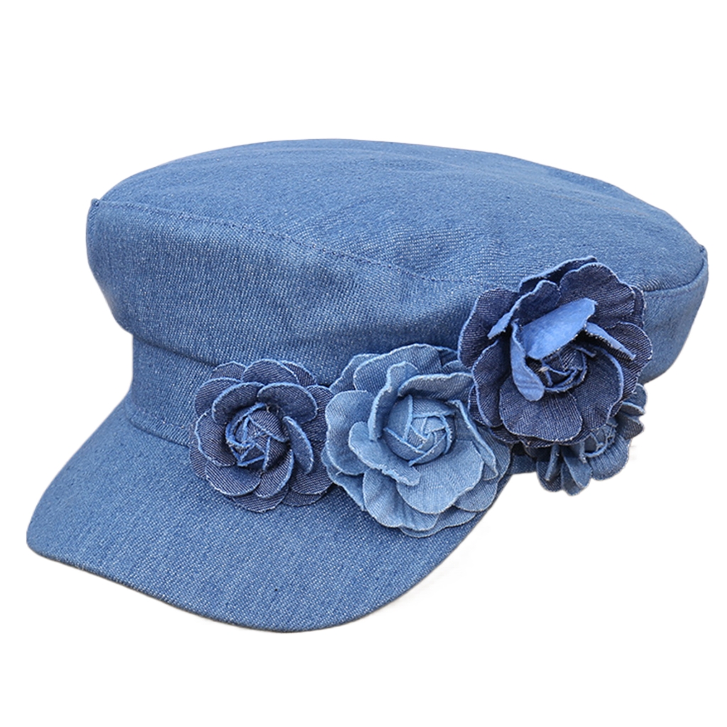 2743 Women\'s Newsboy Hat Rose Flower Beret Hat Lvy Irish Hats Fashion Elegant Juiterchy Women Retro Classic Visor Newsboy Cabbie Cap Beret  main image 4