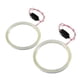 thumbnail image 1 of 1pair Auto Halo Rings Angel Eye COB Chips Headlight DRL LED For Motorcycle Car 90mm, 1 of 2
