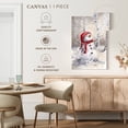 thumbnail image 5 of Elephant Stock Snowman In Wood Wall Art - Vertical Canvas Wall Art - Living Room Wall Decor - Holiday Canvas - Beige And Blue Decor By Makiko - 16" x 24", 5 of 8