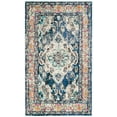 thumbnail image 3 of SAFAVIEH Accent Rug 4'x5'7" - Monaco Collection - Traditional Design, Navy & Light Blue, Ideal for Living Room, Bedroom, Dining Space, Entryway, Bathroom, Bedside, 3 of 14