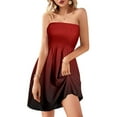 thumbnail image 5 of B91xZ Robes Longues pour Femmes Robe Col Rond Sans Manches Robe Pull avec Poches, Vin m, 5 of 5