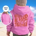 thumbnail image 2 of MIASHUI Kids Hoodie Letter Print Oversized Hoodies for Teen Girls Graphic Clothes,Pink,11-12 Years, 2 of 5