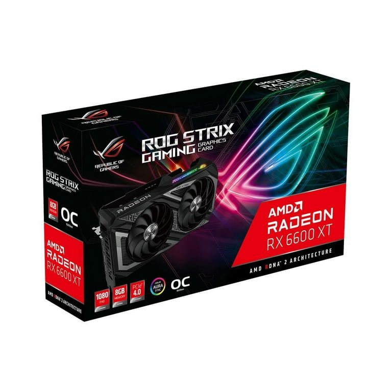 ASUS AMD Radeon 6600XT - PCI Express 4.0 8GB GDDR6 SDRAM Gaming