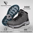 thumbnail image 3 of CC-Los Women Ankle High Waterproof Hiking Boots Work Boot Outdoor Trekking Camping Trail Size 5.5-10.5, 3 of 6
