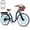 Blue, variant on 26 Inch Cruiser Electric Bike, E-Bike for Adults with 48V 15.6AH Removable Battery, Step Through Ebike for Women Men UL2849- Blue