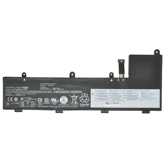 New 00HW043 Laptop Battery for Lenovo ThinkPad Yoga 11e 20G8-S03400 3rd Gen Series Notebook 00HW042 00HW044 SB10J78990 SB10J78991 SB10J78992 11.4V 42Wh 3685mAh