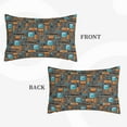 thumbnail image 2 of Sikiie Industrial Transportation Print Plush Pillow Cover, Wrinkle-proof and Stain-resistant Pillow Protector without Pillow Core, Home Decoration-20"x30", 2 of 6