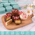 thumbnail image 2 of 24-Cavity Round Silicone Cake Puck Mold Set with 2 Spatulas for DIY Desserts, 2 of 6