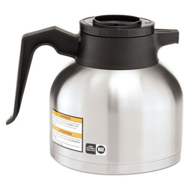 BunnOMatic THERMBLK 1.9 ltr. Thermal Carafe, Stainless Steel & Black