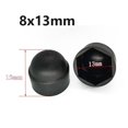 thumbnail image 1 of MYG 30pcs Nylon Domed Hex Nut Cover Plastic Nut Cover for Hex Screw Protection, 1 of 7