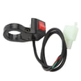 thumbnail image 3 of 3 Speed Handlebar Control Switch, Plastic+Metal Easy Control High Sensitivity Motorcycle Handlebar Switch Lightweight  For Electric Bicycle Scooter ATV, 3 of 8