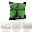thumbnail image 4 of PHYHOO St.Patrick's Day Pillow Covers,Polka Dots Decorations Holiday Spring Decorative Pillow Case Decor for Sofa Couch (Green), 4 of 5