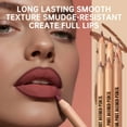 thumbnail image 5 of Ouwald Makeup Lip Liner, 6 Colors Matte Lip Liner Pencil Set, Long Lasting Waterproof Lip Liner Stain, Smooth & Easy Glide, 6 Count with 2 Sharpeners (Color Set 02), 5 of 8