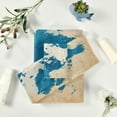 thumbnail image 5 of Coolnut World Map Watercolor 3 PCS Bath Towels Set (1 Bath Towel, 1 Hand Towel, 1 Washcloth) for Bathroom, Super Soft and Quick Dry Cotton Towels, 5 of 6