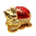 thumbnail image 1 of Toad Frog Animal Metal Cigarette Ashtray with Lid Decorative Windproof Smoking Ashtray (Red Gold) for Indoor and Outdoor Smokers Nice Gift for Men Wom, 1 of 3