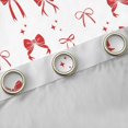 thumbnail image 4 of jejeloiu Kawaii Cute Bowtie Curtains Pack of 2 (42x84 Each),Red Bowknot Curtains Blackout For Bows Lovers, 4 of 6