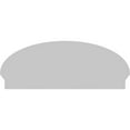 thumbnail image 5 of Ekena Millwork 46"W x 18-3/8"H x 2-3/4"P Elliptical Sunburst Architectural Grade PVC Combination Pediment, 5 of 7