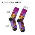 thumbnail image 3 of KLL Fruit Parfait Colorful Print Cool Socks Men's Women's Crew Socks Funny Crazy Novelty Stockings, 3 of 7