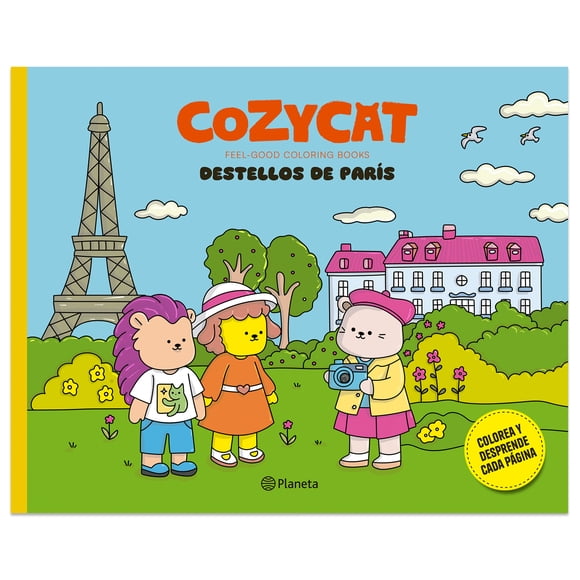 Cozy Cat 1 Destellos de Paris Planeta Libro de bolsillo 1ra edicion