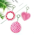 thumbnail image 6 of Glossy Silicone Round Heart Molds Various Symbols Keychain Mold Pendant Ornaments Epoxy Resin Crafting Molds, 6 of 8