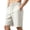 Beige -AD07, variant on Mens Quick Dry Athletic Shorts Breathable Lightweight Casual Low Waisted Bermuda Shorts with Pockets Stretchy Workout Gym Pants Navy S