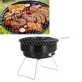 thumbnail image 3 of Barbecue Smoker, Barbecue Grill Lightweight  For Picnic For Backyard For Home For Camping For Patio, 3 of 8