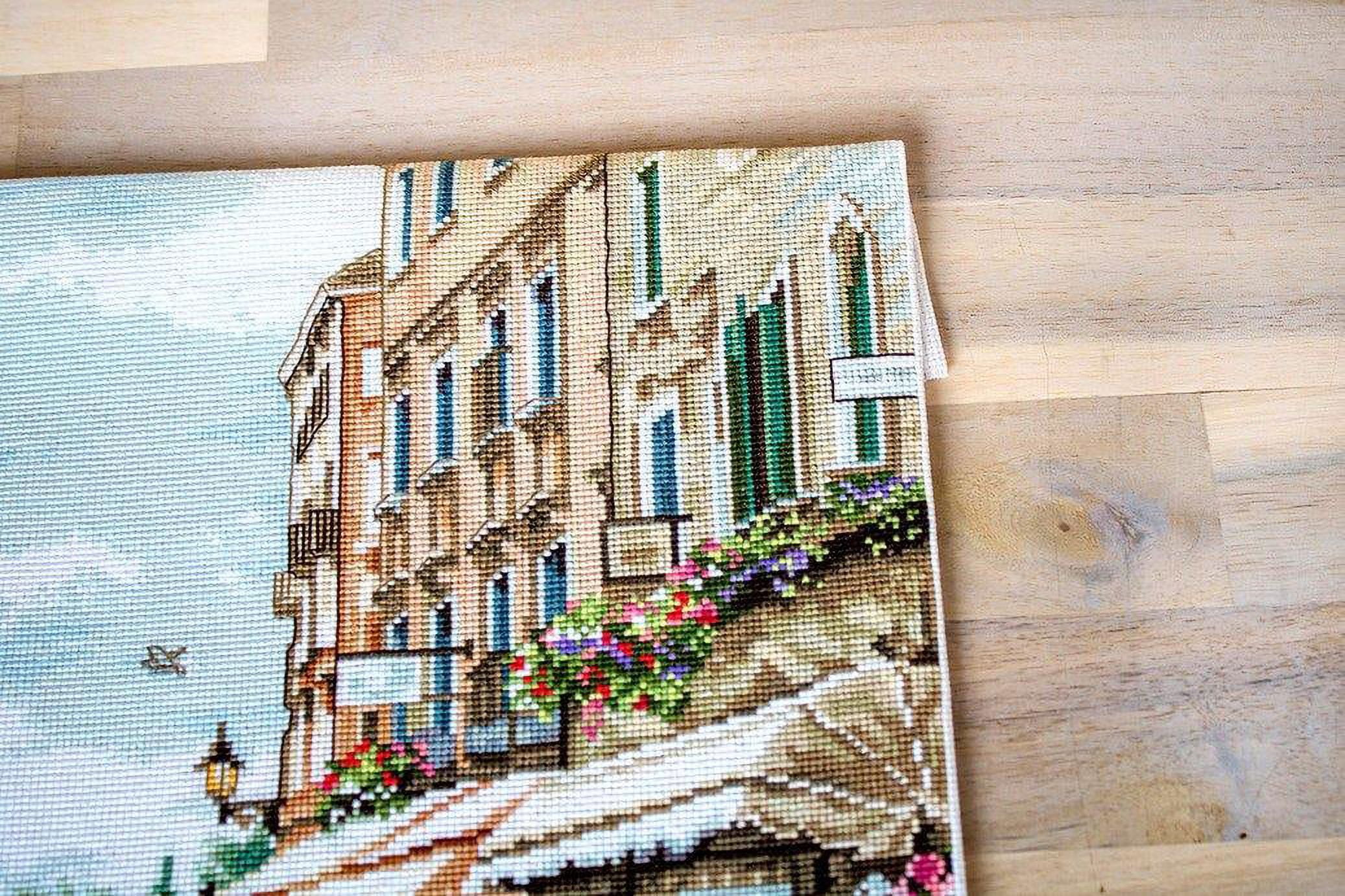 Luca-S Paris in Flowers Counted Cross-Stitch Kit