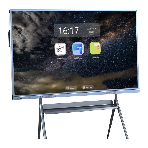 BELNET 4K-Compatible Smart Display 55 Inch for HDMI/VGA InputsMulti-Touch Interactive Whiteboard for Retail/Digital Signage/Classroom(Include Wall Mount)