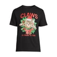 thumbnail image 5 of Men's Claws Cat Christmas T-Shirt, 5 of 5
