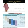 thumbnail image 5 of PCEAIIH Sweater for Women Lantern Sleeve Sweater Dress Solid Color Casual Pullover Knitted Dresses, 5 of 5