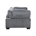 thumbnail image 3 of Lexicon Traverse Corduroy Love Seat in Gray, 3 of 6