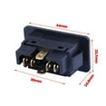 thumbnail image 5 of KDJ Car Electric Power Switch Button With Green Light 6-Pin 12/24V 10A ON/OFF, 5 of 10