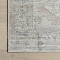 thumbnail image 4 of nuLOOM Nera Vintage Medallion Area Rug, 9' x 12', Nera Grey, 4 of 9