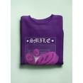thumbnail image 3 of Flying 3D Smiles Techno Style Sweatshirt Women -Image by Shutterstock, Female Medium, 3 of 4