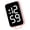 Pink, variant on Plastic Keyring Watch Large Screen Easy To Read For Hiking And Classroom Night Light Electronic Touch Digital Watch