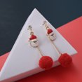 thumbnail image 4 of Pendientes colgantes de Navidad para mujer, pendientes colgantes de Navidad, regalo de joyería de Navidad ligero JAMW  Sencillez, 4 of 5