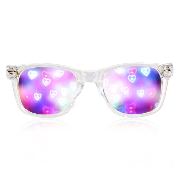 Gafas de difracción GloFX Ultimate 3D Rainbow Heart Effect
