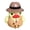 D, variant on Dserhfy Chef Duck Figurine Resin Doctor Duck Ornament Colorful Firefighter Detective Duck Statue for Living Room Bedroom Shelf Decoration
