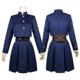 thumbnail image 2 of Anime Jujutsu Kaisen Kugisaki Nobara Cosplay Costume Top Skirt Coat Halloween Women Uniform Waist Arms Bag Full Set yaoshenbao LED, 2 of 2