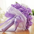 thumbnail image 3 of Kayannuo Easter Items Crystal Roses Bridesmaid Wedding Bouquet Bridal Artificial Silk Flowers, 3 of 3