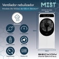 thumbnail image 2 of Ventilador Humidificador Rociador Nebulizador Brisa Agua 68cm de alto Premium Beckon BV-95Sea Silencioso Control remoto Temporizador Modos de uso Misting Fan Humidifier, 2 of 7
