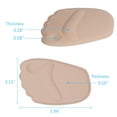 thumbnail image 7 of WALFRONT 2 Pairs Women Thicken Foot Cushions Shoes Anti-slip Gel Metatarsal Forefoot Pads, 7 of 7