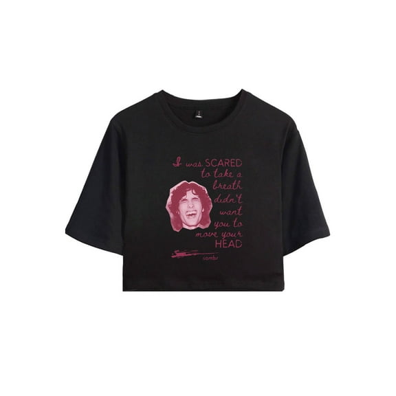 Sombr Merch Back to Friends Crop Top Graphic T-shirt Women Girl Short Sleeve