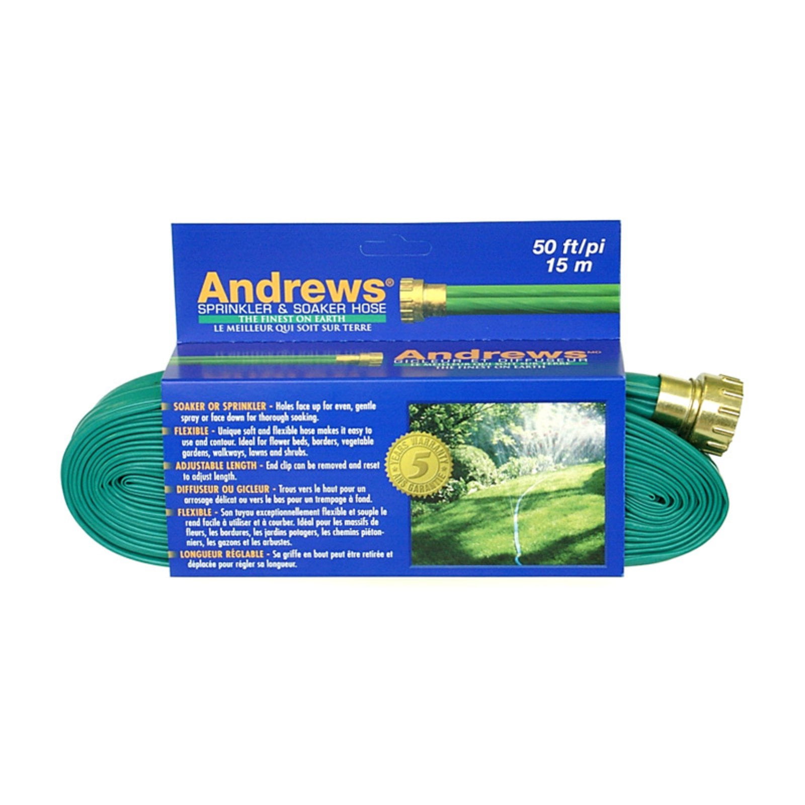 Andrews 10-12349 100' 2 Tube Sprinkler & Soaker Hose by A.M. Andrews
