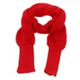 thumbnail image 4 of Baqcunre Wraps for Women,Utrum Knitted Cable Wrap for Women Cropped Sweater Womens Wrap Sweater Knitted Scarf with Sleeves Knitted Wrap Red1, 4 of 4