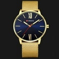 thumbnail image 2 of Men Watches Top Brand Luxury Curren Fashion Business Military Quartz Wristwatch Waterproof Male Clock Golden Relogio Masculino - Quartz Wristwatches, 2 of 6