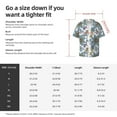 thumbnail image 5 of Kdxio Men'S Hawaiian Shirt For Men Short Sleeve Shirt Flowers And Butterflies Summer Casual Holiday Beach Button Down T-Shirts, 5 of 5