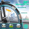 thumbnail image 3 of Gocio 26" City Commuter Electric Bike for Adults, 750W Peak Motor, 48V 7.8Ah (374Wh) Removable Battery, 19.8 Mph 7-Speed Ebike, UL2849 Certified, 3 of 13