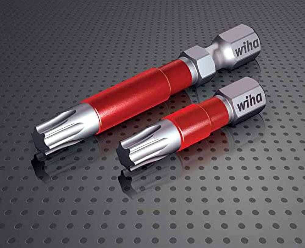 Wiha 76893 8 Piece Hex Inch / SAE and Metric Bit Buddy Terminator Impact Insert Bit Set
