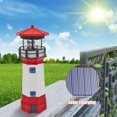 thumbnail image 2 of ORUYROP Outdoor Solar Lighthouse, Rotating Lamp LED Solar Garden Lights, Smart Sensor Rotating Lamp for Garden Landscape Yard, 2 of 7